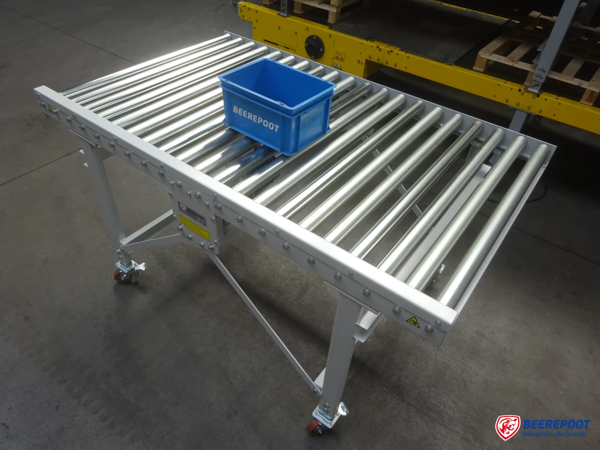 Aanvoerbanen laminop tegels